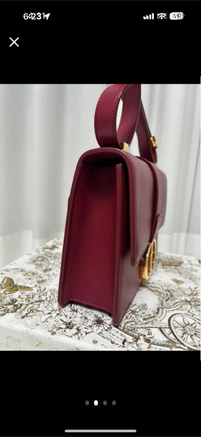 디올 몽테인 백 버건디 상품이미지2