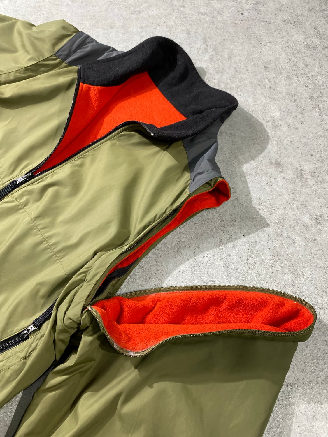 [XL] 00s Nautica 노티카 리버서블 나일론 플리스 윈드자켓 상품이미지3