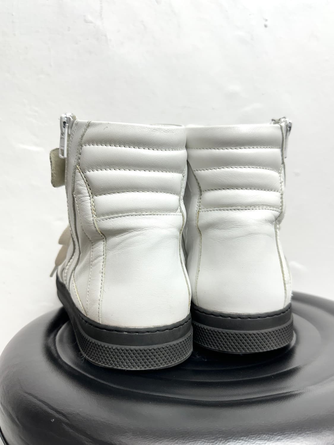 Pierre Hardy Leather High-Top Sneakers 상품이미지8