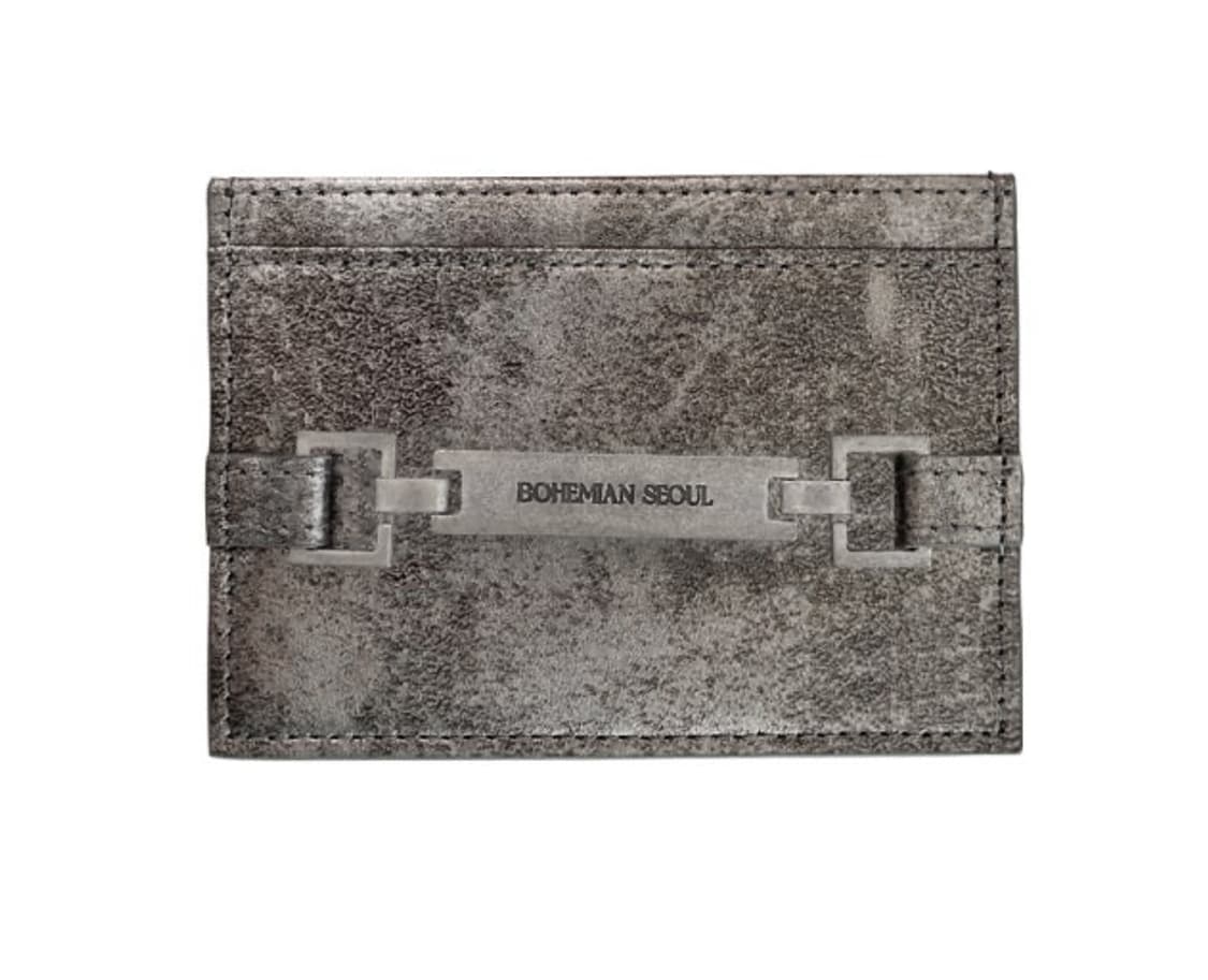 보헤미안서울 카드지갑 실버 상품이미지1
