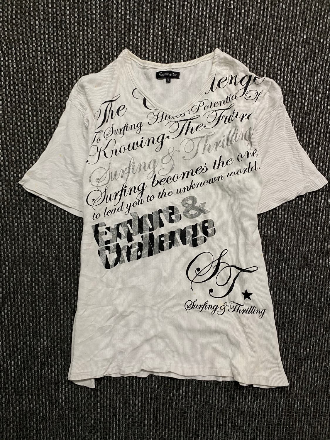 [Beaumont Carr]Over Size Y2K Lettering T 상품이미지3