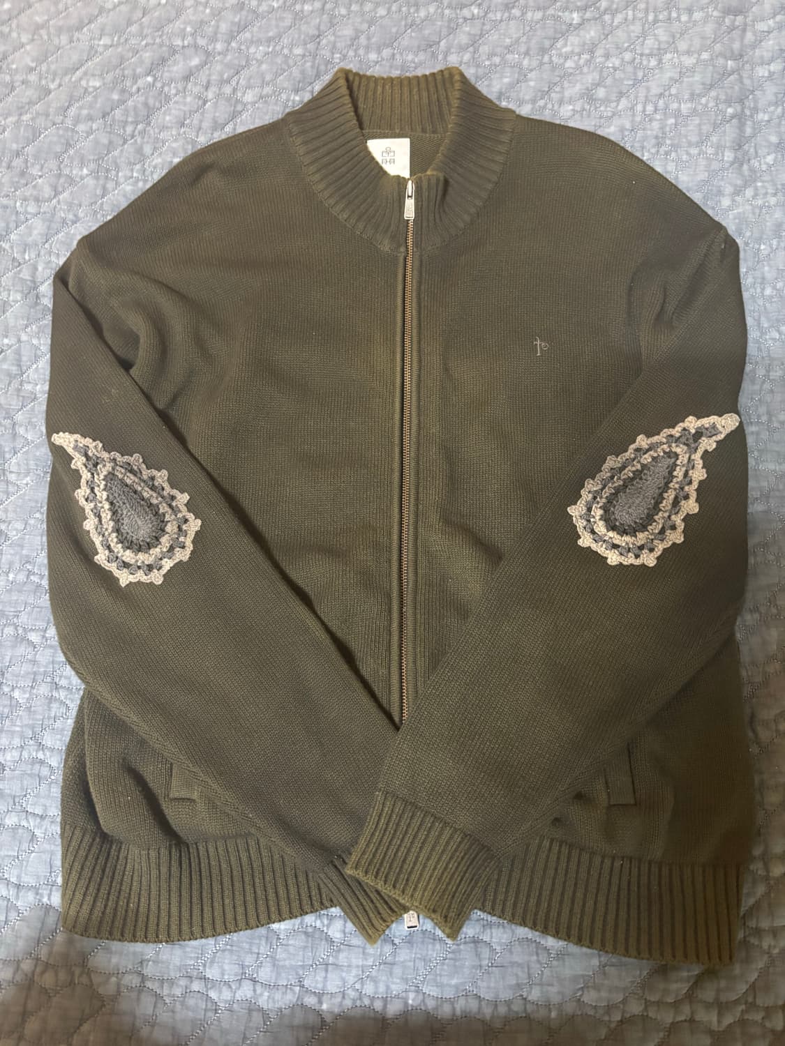 3) 폴리테루 트랙 니트집업 상품이미지2