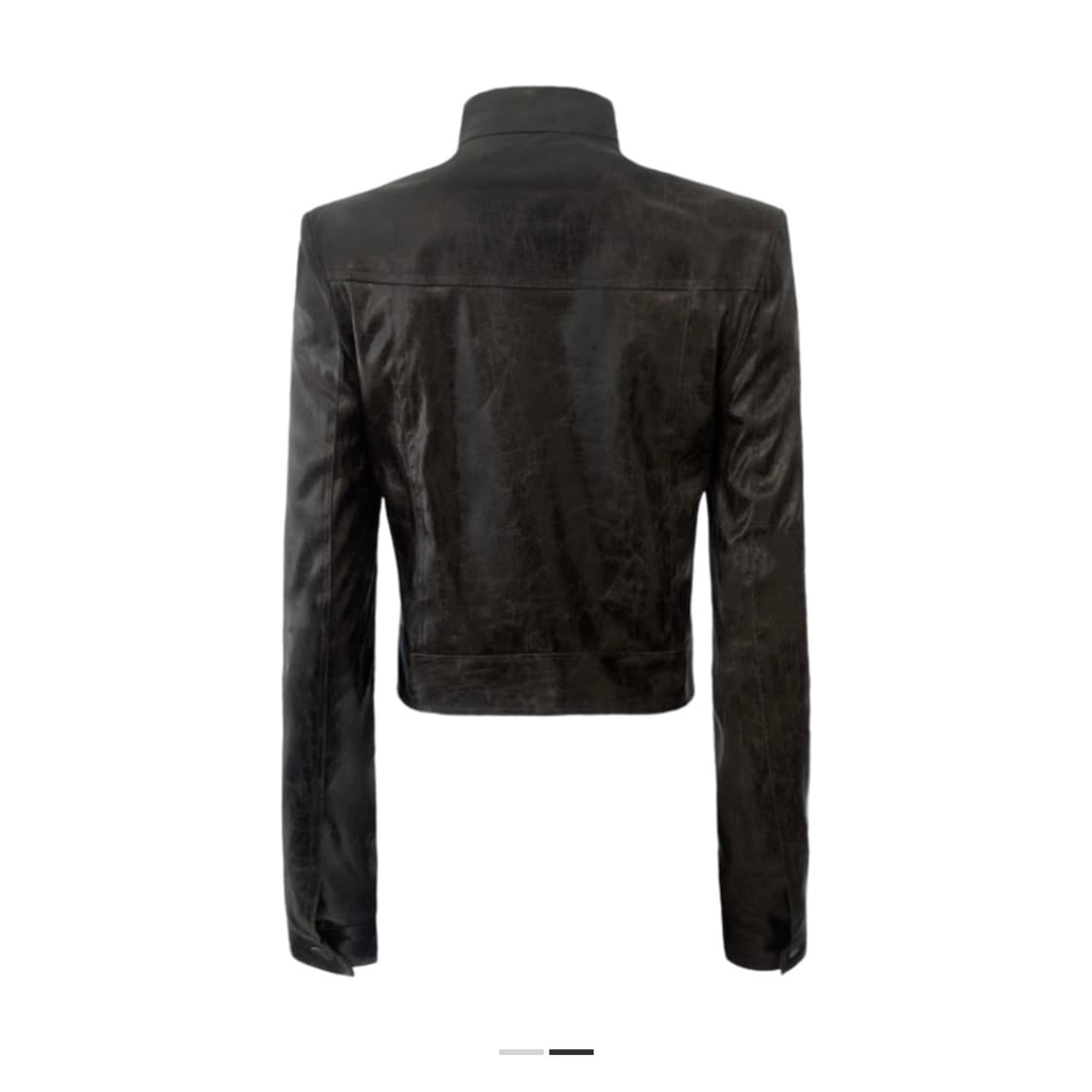 보헤미안 서울 빈티지 레더 숏 자켓 브라운 상품이미지2