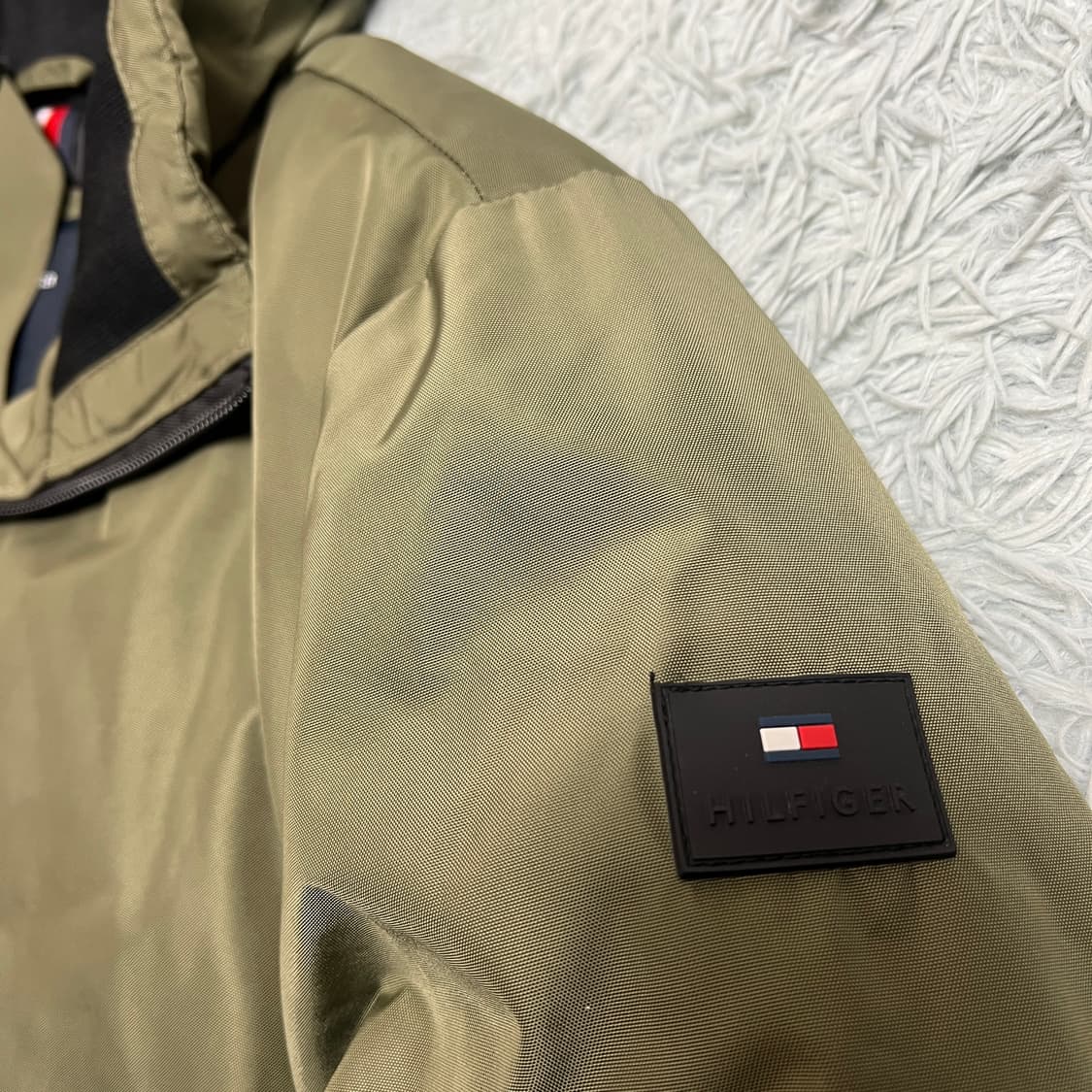 타미힐피거 남성 봄버 패딩자켓 카키 105 상품이미지5