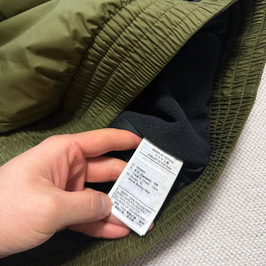 나이키 빅로고 신세틱필 봄버자켓 상품이미지4