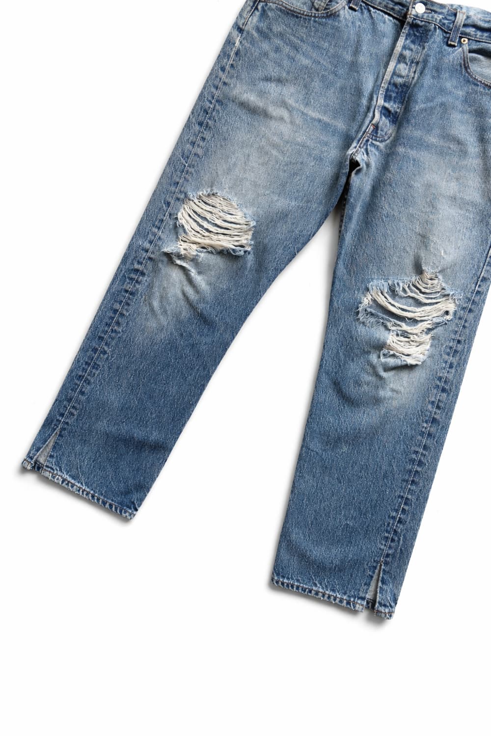 90s 리바이스 501XX 워싱 데님 34" USA MADE 발렌시아 상품이미지2