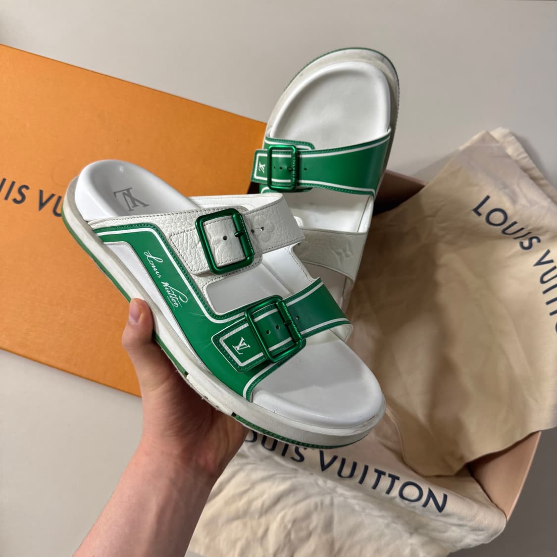 [백화점판/8.5]루이비통 트레이너 뮬 샌들 / 슬리퍼 상품이미지4
