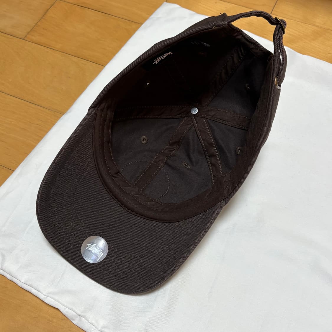 스투시 브라운 볼캡 상품이미지2