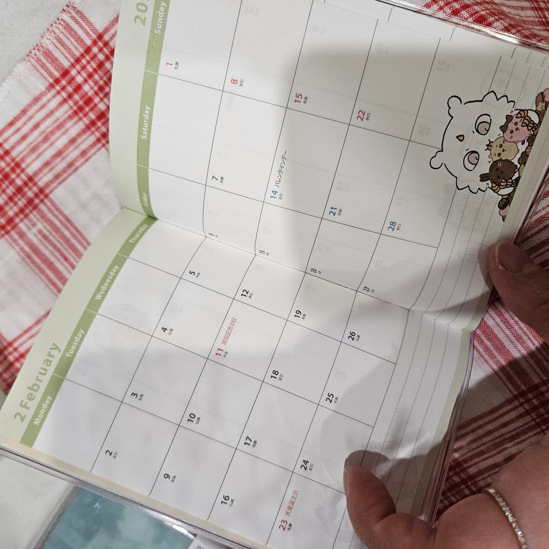 (일본정품) 치이카와 먼작귀 2026 스케줄러 다이어리 미니노트 상품이미지4