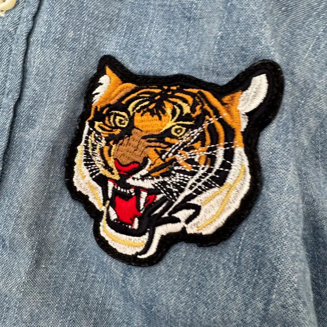 아동용 7 폴로 랄프로렌 타이거패치 데님 남방 셔츠  상품이미지4