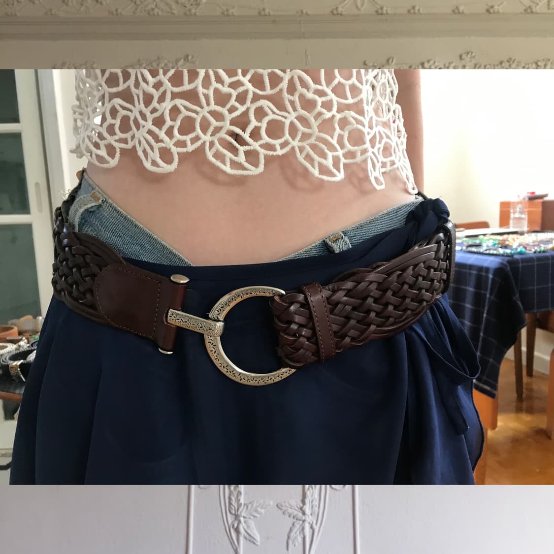 vintage net top 상품이미지1