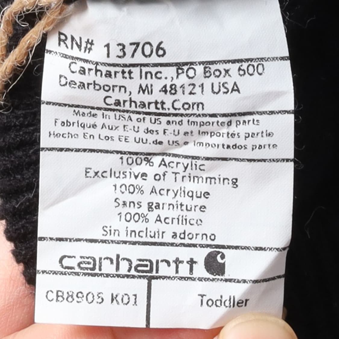 칼하트 Carhartt Logo Beanie 상품이미지3