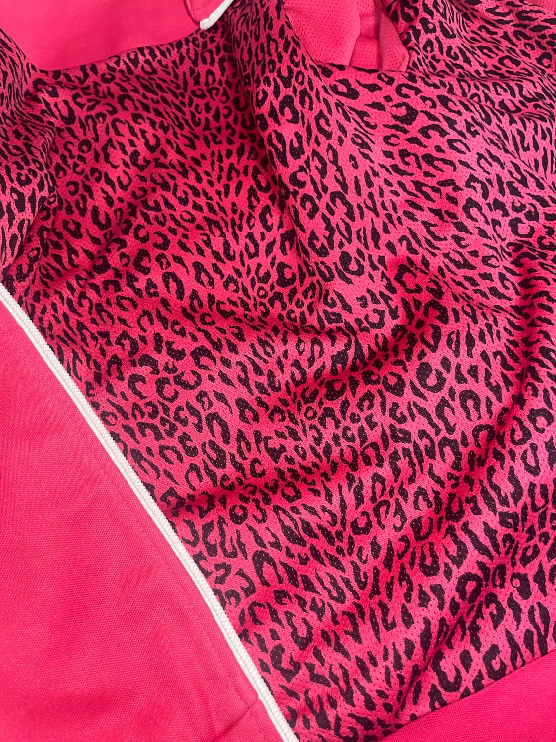 아디다스 갸루 핫 핑크 져지 호피 레오파드 상품이미지2