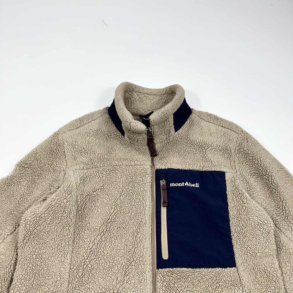 몽벨 마운틴 아이보리 쉐르파 후리스 자켓 (S) 상품이미지1