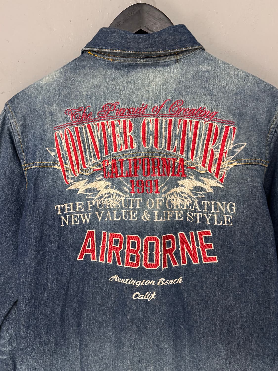 카운터컬쳐 레터링 데님 웨스턴셔츠  상품이미지2