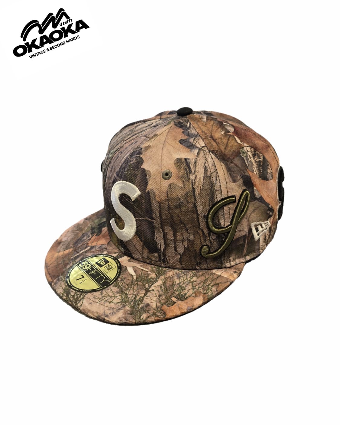 Supreme  멀티 S 로고 뉴에라 트루팀버 카나티 카모  상품이미지1