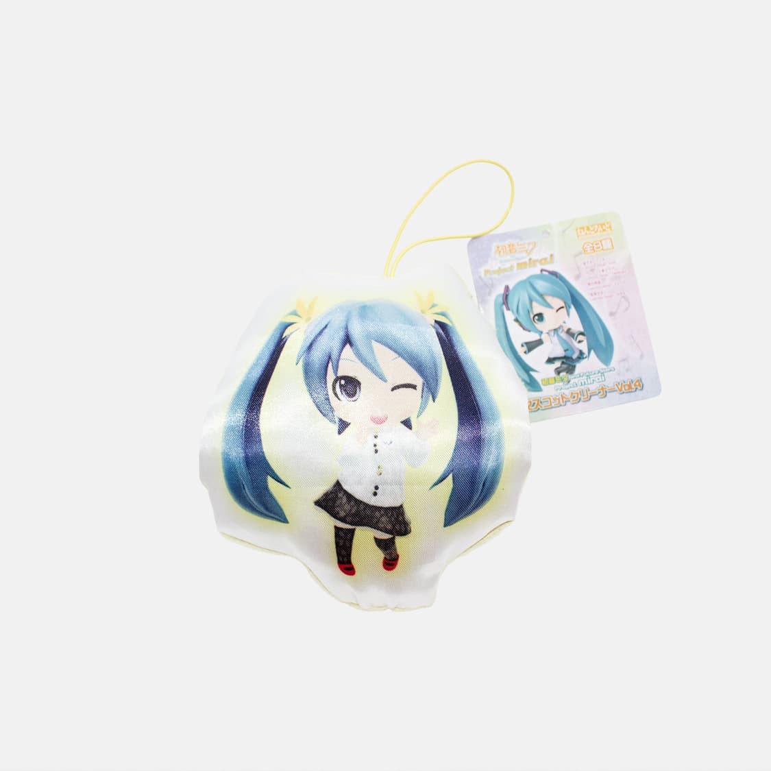 하츠네 미쿠 프로젝트 디바 쿠션 클리너 스트랩 키링 인형 상품이미지1
