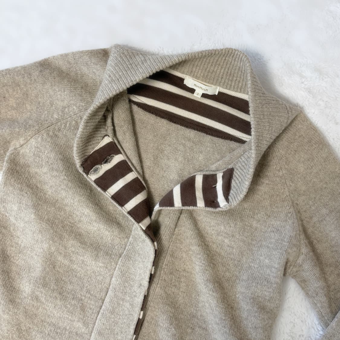 HushHush 라떼갸루 모리걸 하구미 스즈코 도토리 가디건 상품이미지3