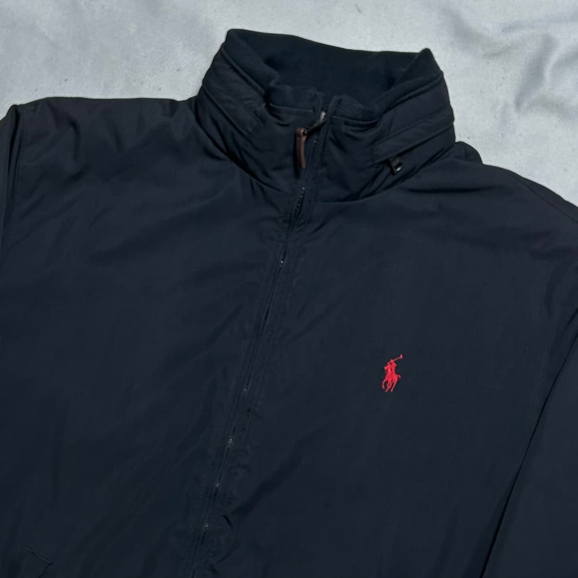 L 폴로랄프로렌 내장후드 블랙 폴리쉘 페리 자켓 상품이미지1
