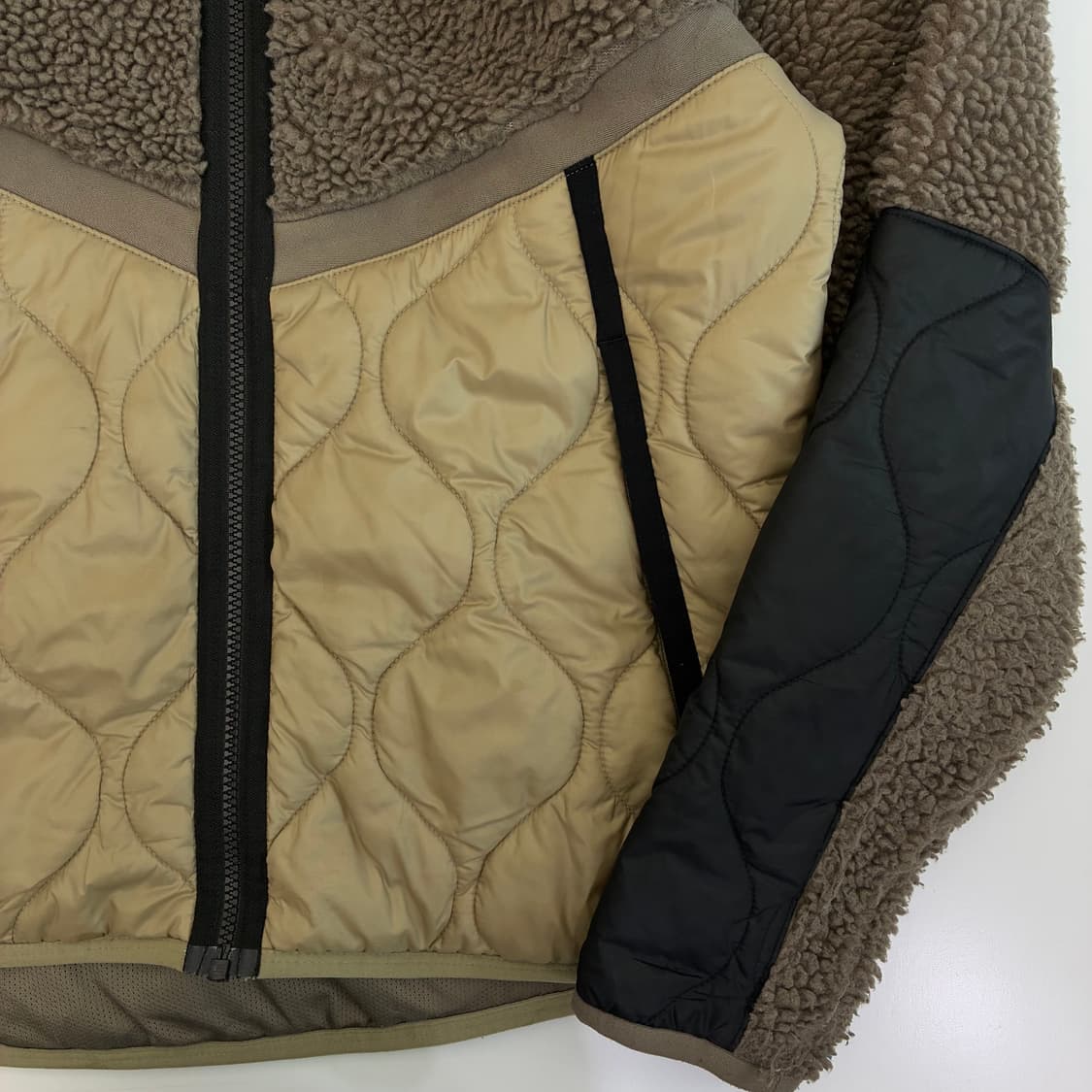 Nike 나이키 브라운 헤리티지 쉐르파 아노락 상품이미지4