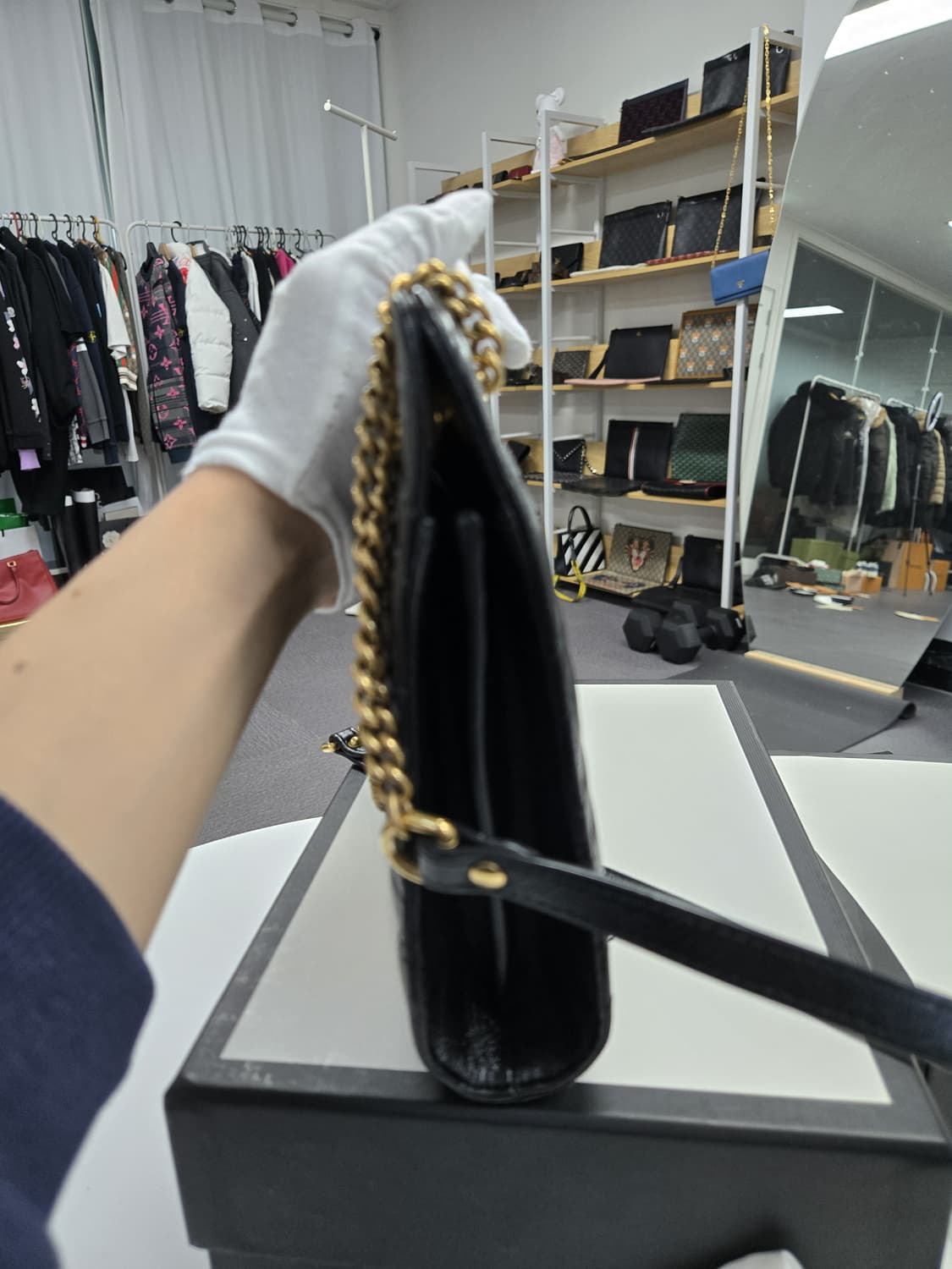 [A급컨디션]구찌 마몬트 마틀라세 숄더백 상품이미지4