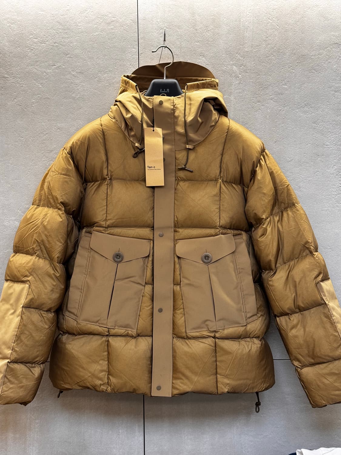 Ten C Tempest Combo Down Jacket Almond 상품이미지1
