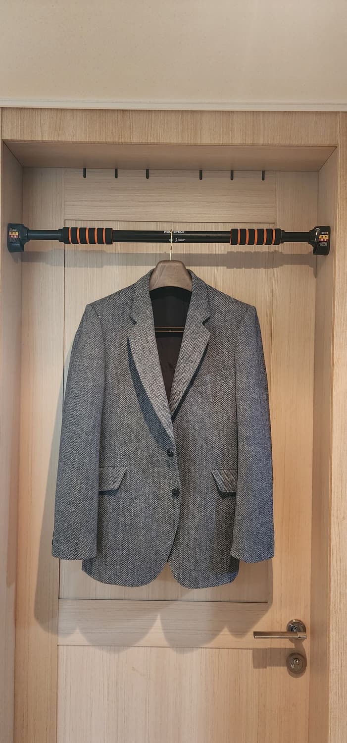 네이비 헤링본 울자켓 L(하자) 상품이미지1