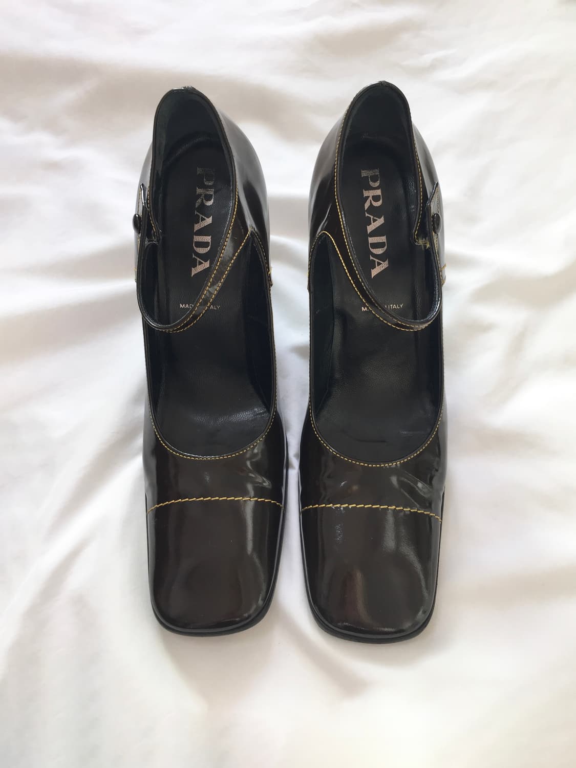 Prada 2001 FW Mary jane Patent Heels 상품이미지9