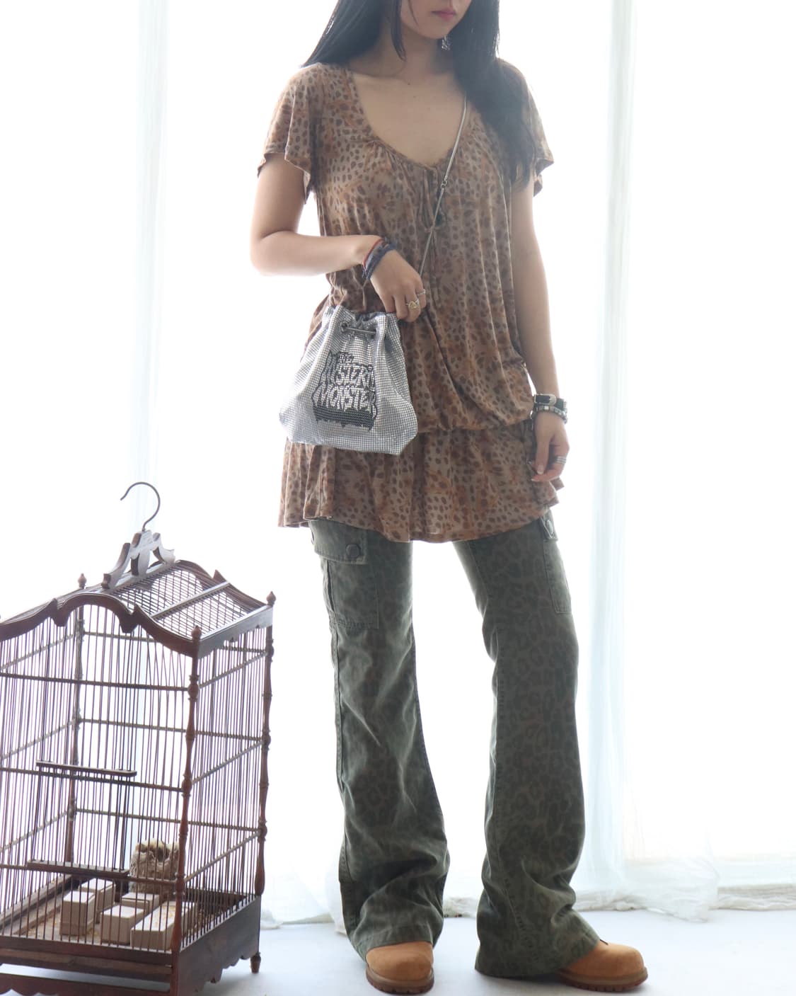 [Hysteric Glamour] Leopard Tunic Dress 상품이미지3