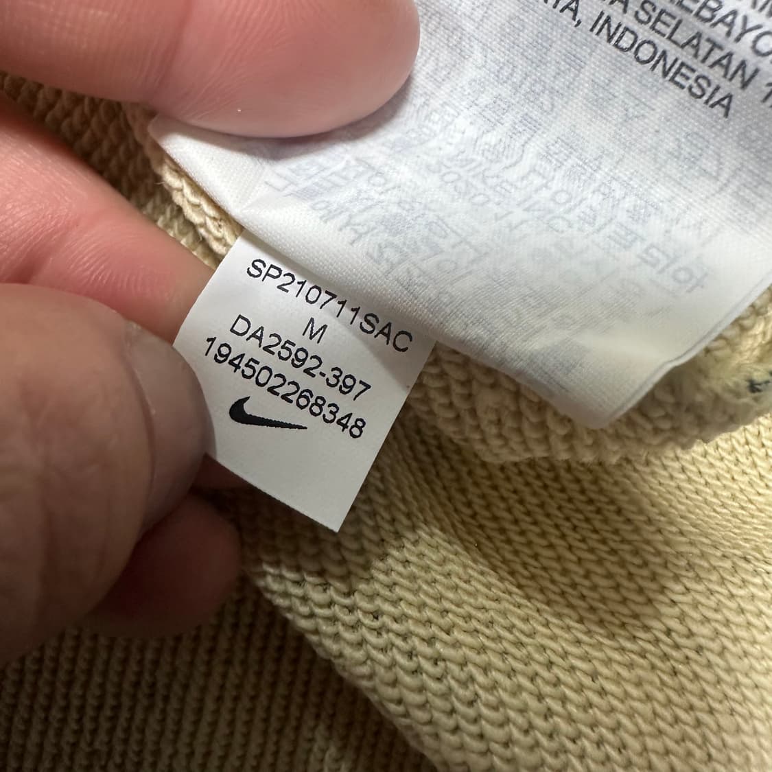 ✨ (바배) 나이키 X CPFM 폴로 아시아 내츄럴 롱슬리브  상품이미지6