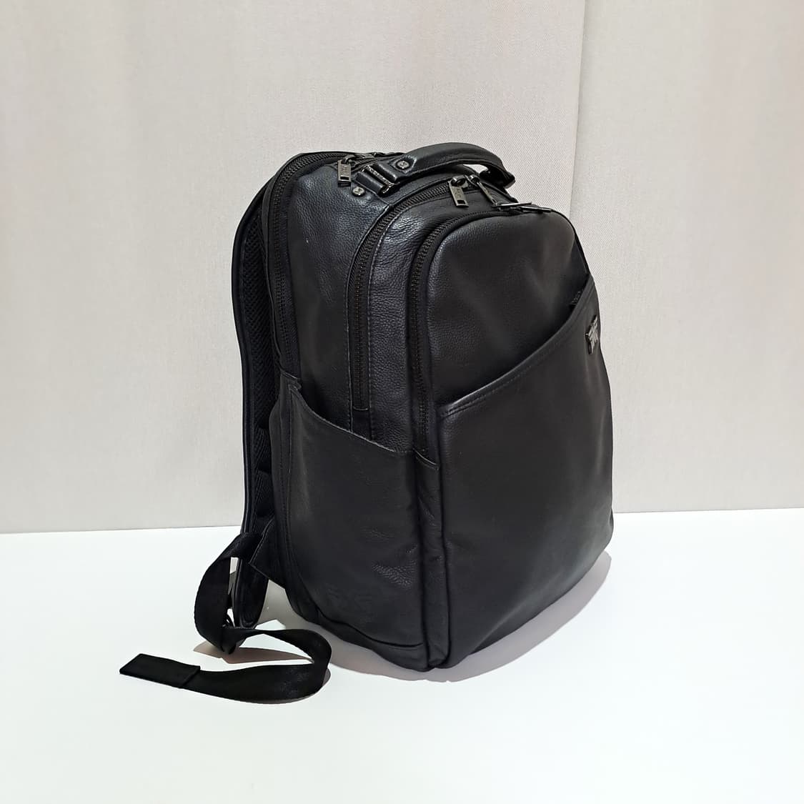 (택포) PXG 피엑스지 크롬 가죽 백팩 블랙 B606 상품이미지4