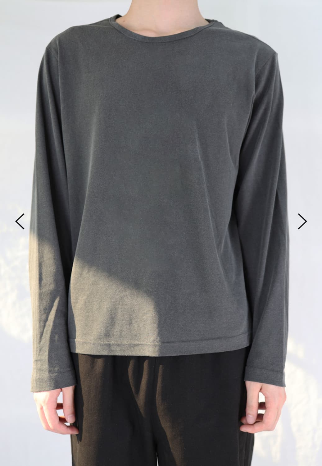 (구매)LES tailored long sleeve charcoal 상품이미지1