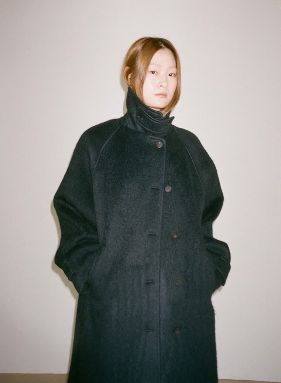 Taey overfit alpaca coat (navy) 상품이미지4