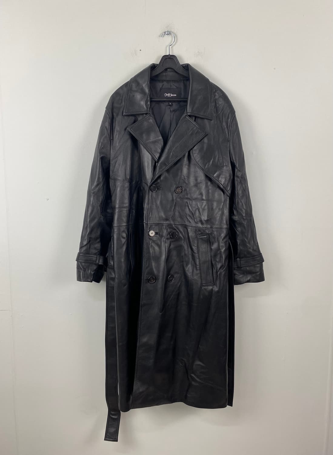 도프제이슨 램스킨 트렌치 코트 M 상품이미지1