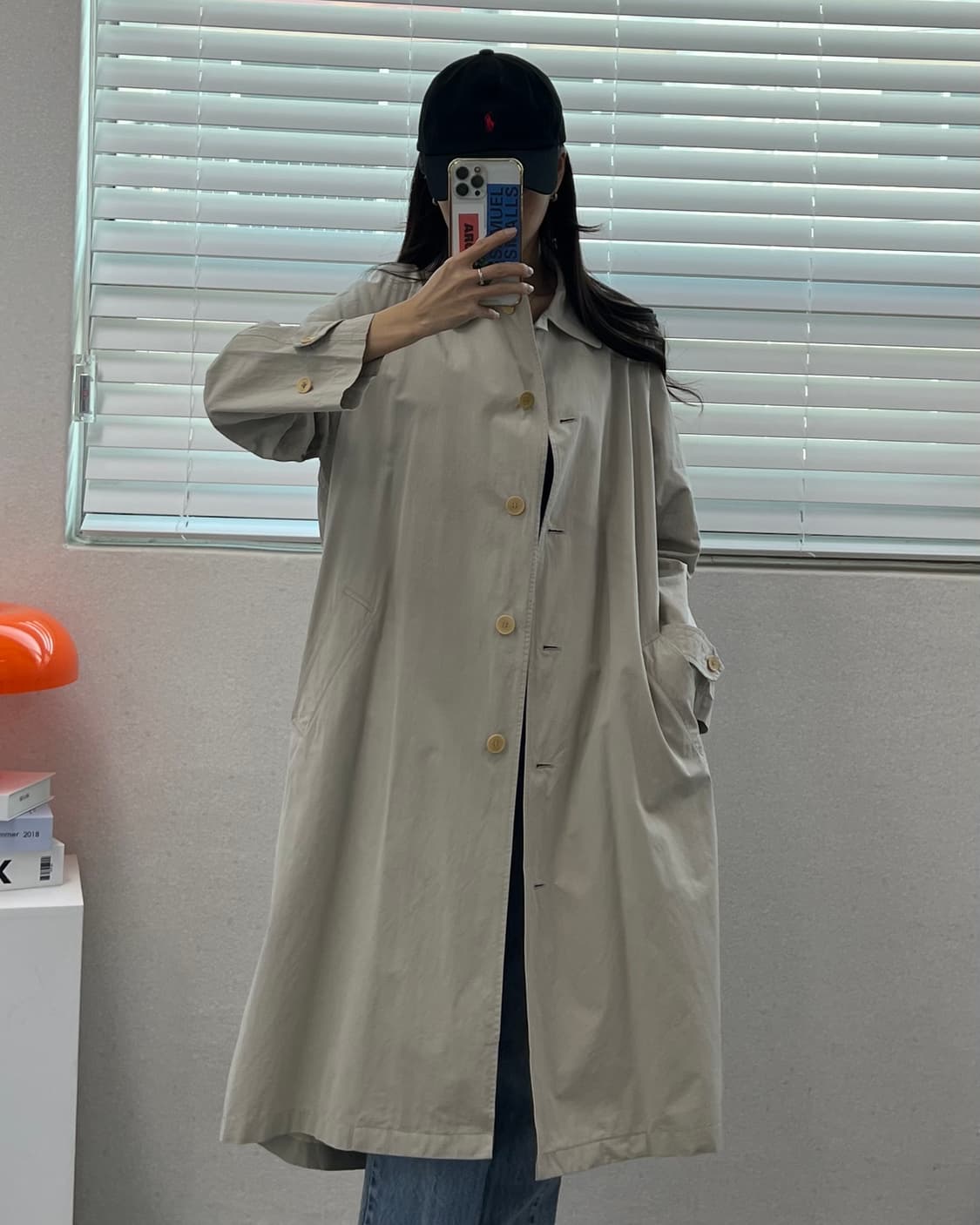 (WOMEN)90'S 랄프로렌 싱글 코트-M1675 상품이미지1