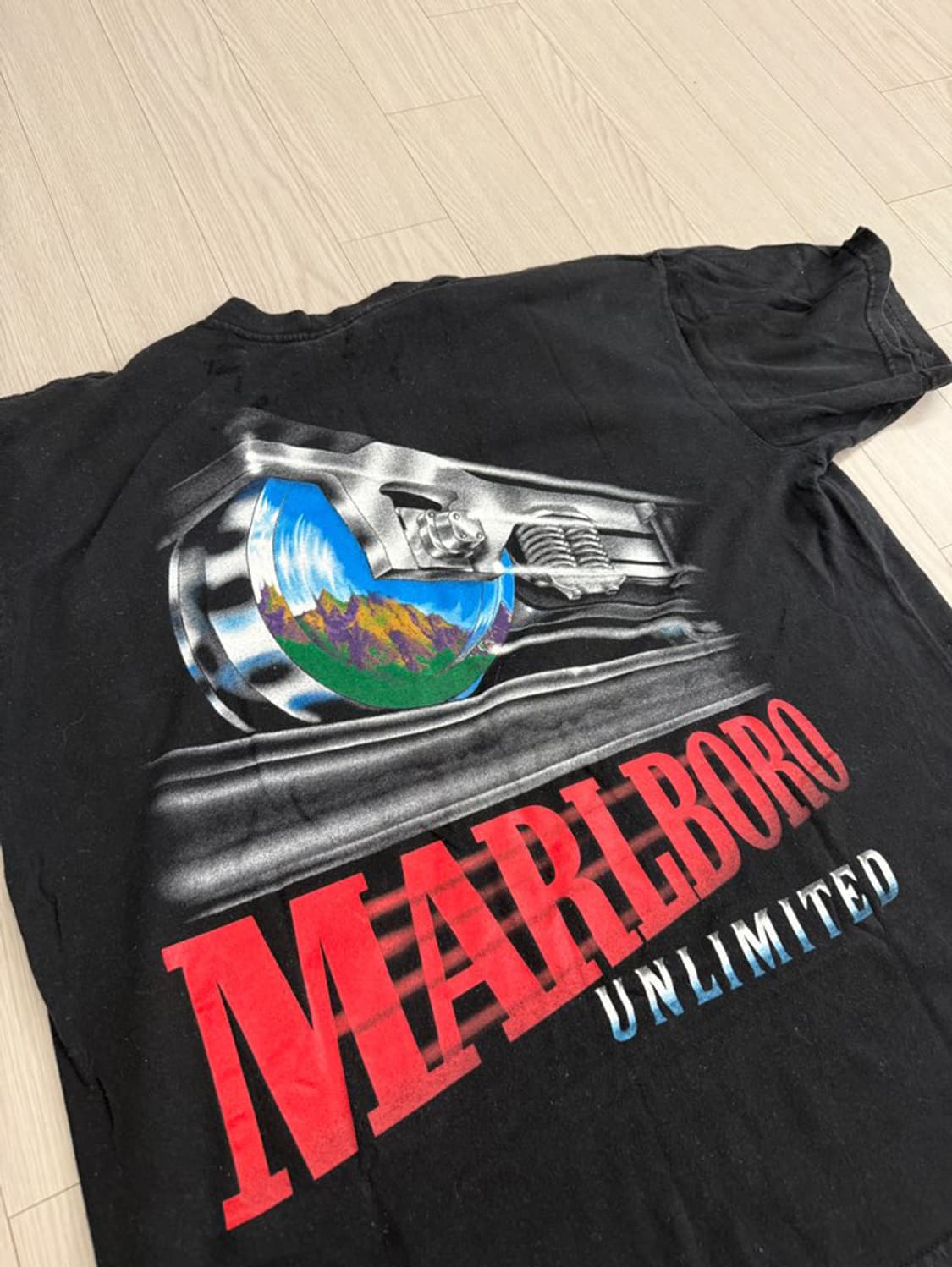[XL] 90's 빈티지 말보로 언리미티드 티셔츠 상품이미지3