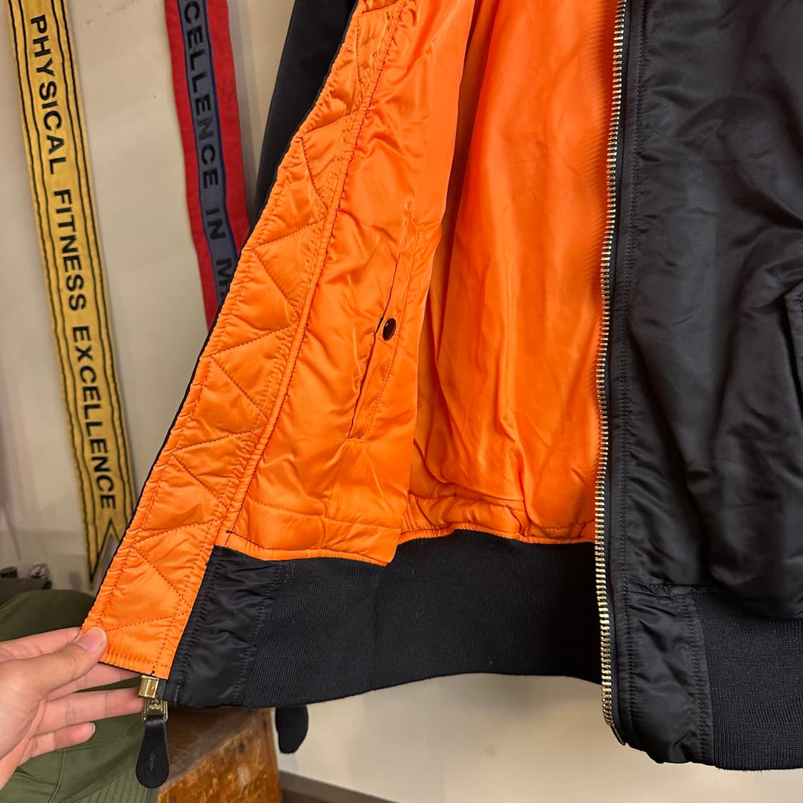 알파 USA MA-1 XS 95 사이즈 상품이미지4