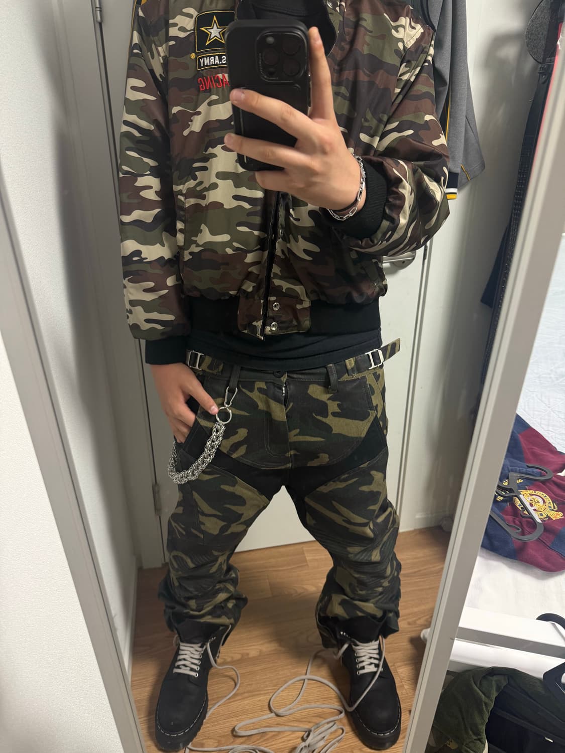 빈티지 카모 리버시블 자켓 상품이미지5