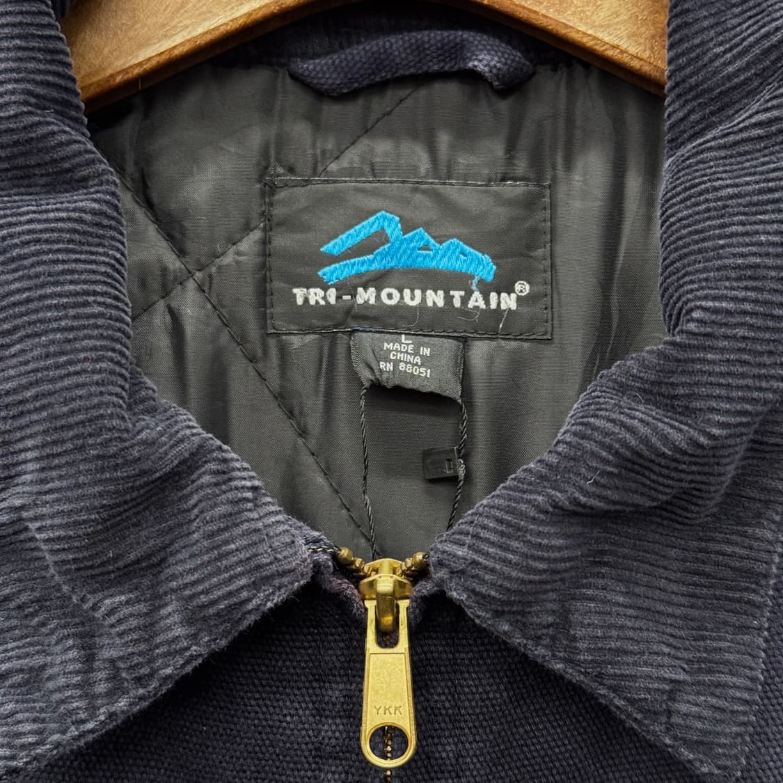 90s 트라이마운틴 퀼팅 라이닝 헤비 캔버스 디트로이트 워크 자켓 상품이미지6