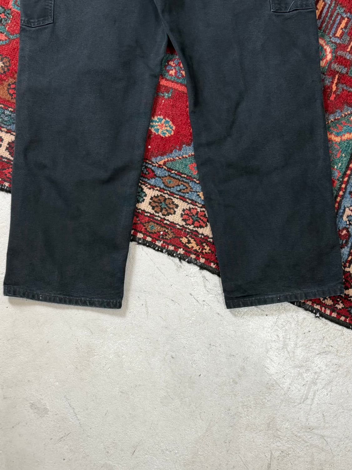 OG 칼하트 B136 더블니 팬츠 칼하트 썩블니 블랙 상품이미지8