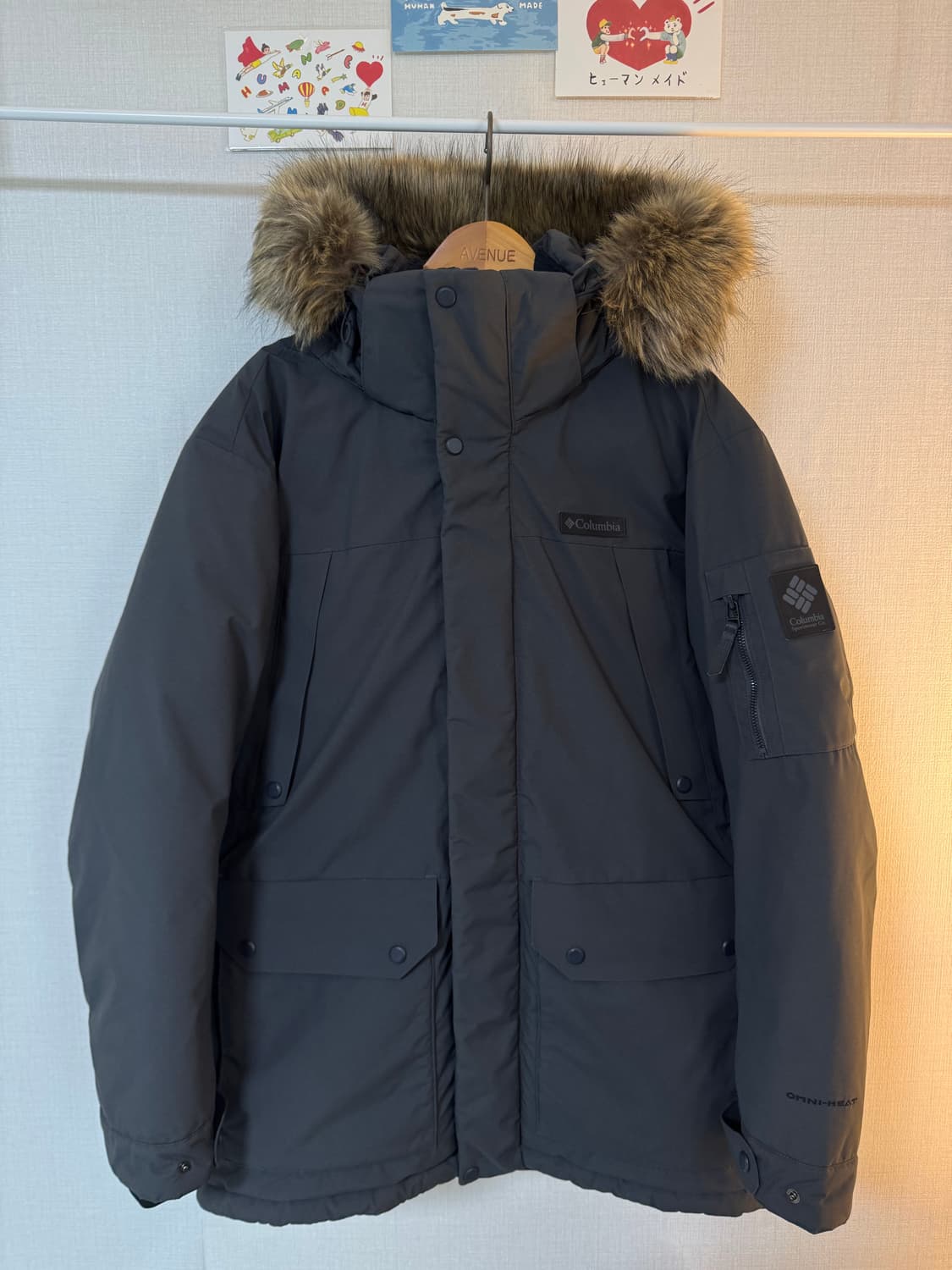 [L] 컬럼비아 마운틴 후드4 구스다운 패딩 파카 상품이미지1
