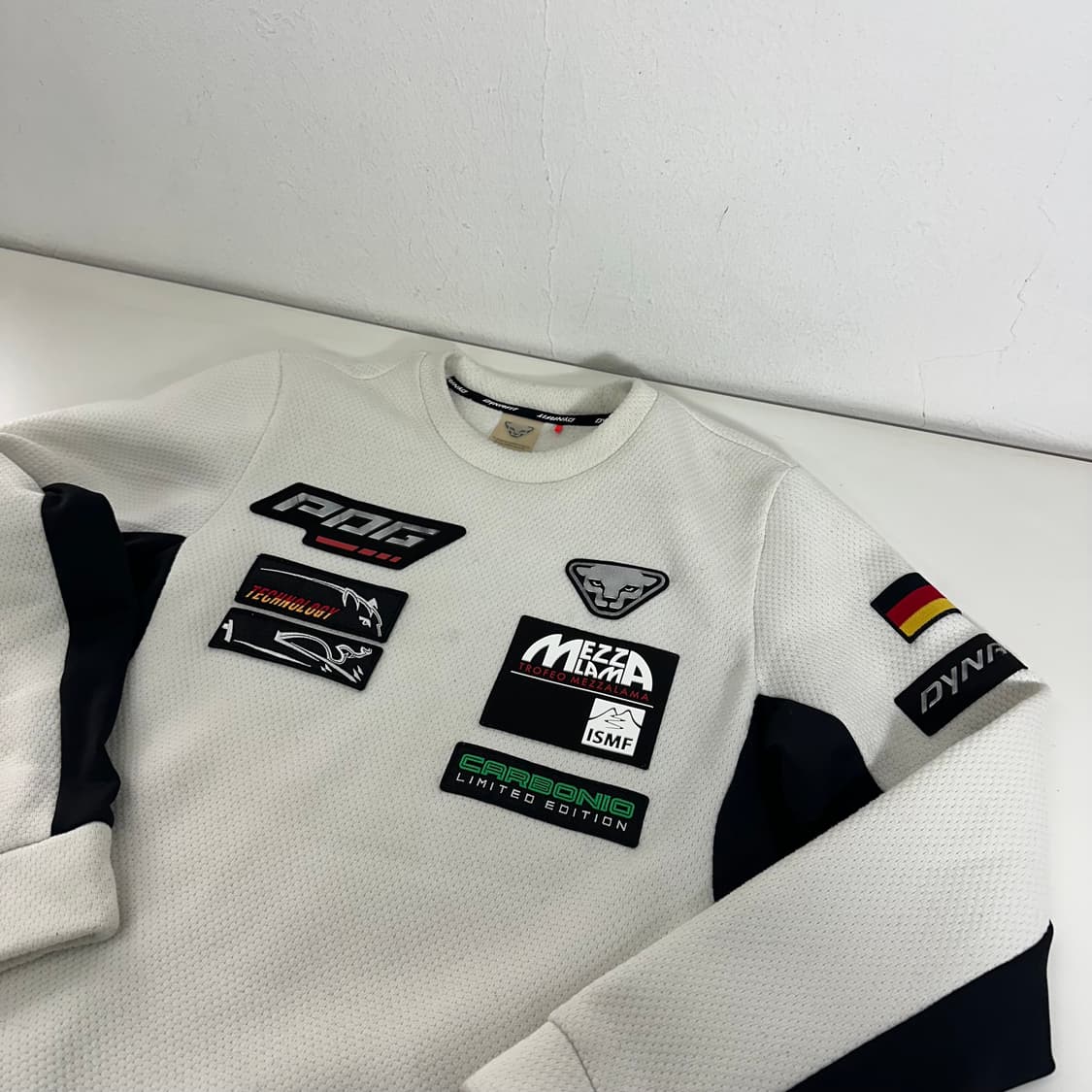 95 M 다이나핏 크림아이보리 팀독일 플리스맨투맨 상품이미지2