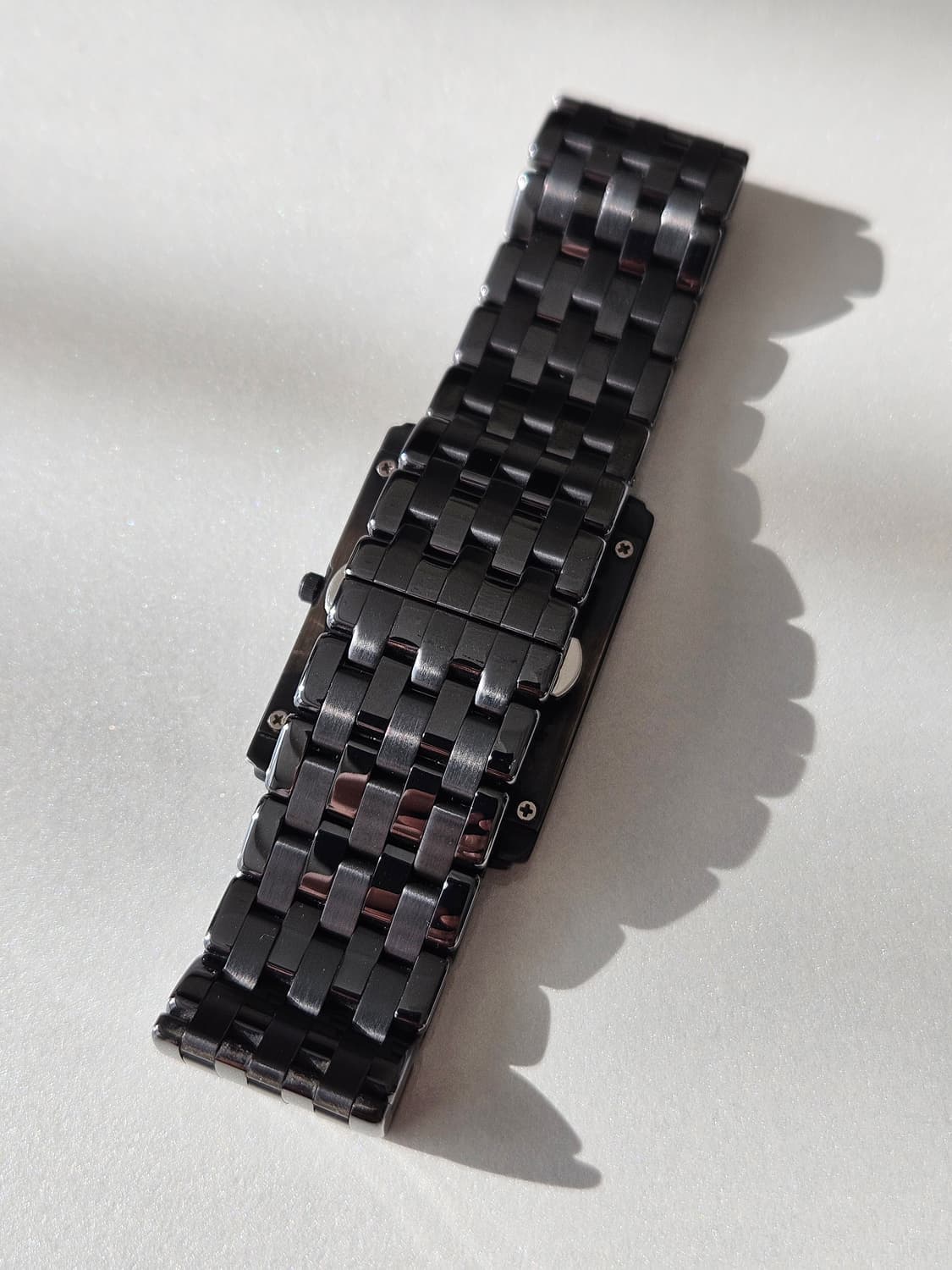 시티즌 에코드라이브 사각 블랙 메탈 시계 상품이미지7