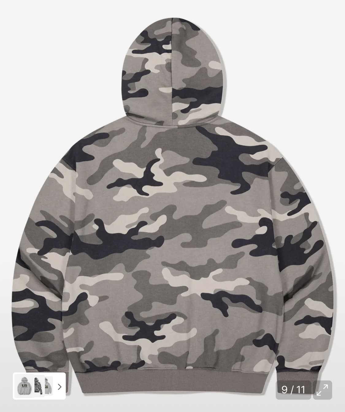 마하그리드 카모 후드집업 xl 새상품 상품이미지3