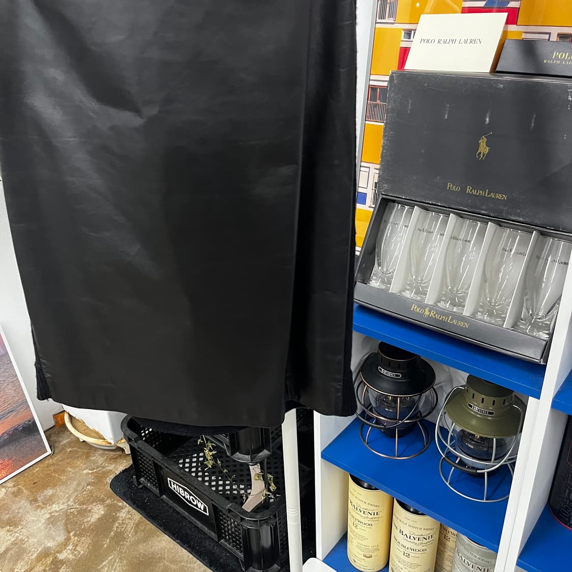 메종마르지엘라 레더/울 믹스 스커트 36 상품이미지3