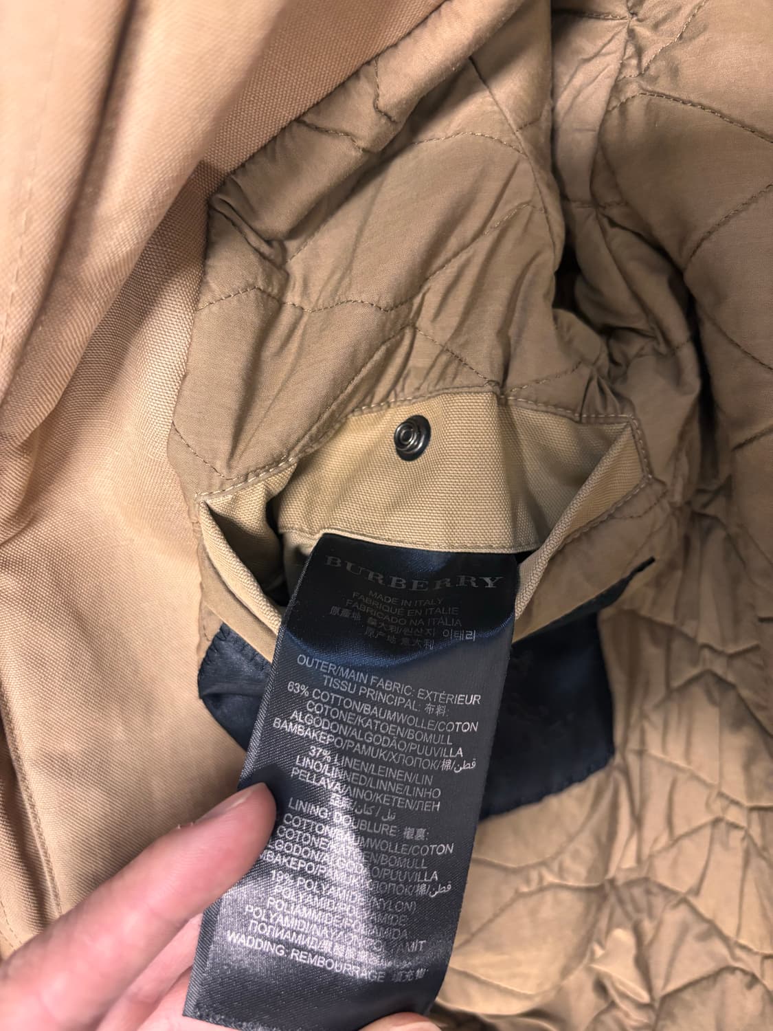 (46size) 버버리프로섬 밀리터리 점퍼 상품이미지7