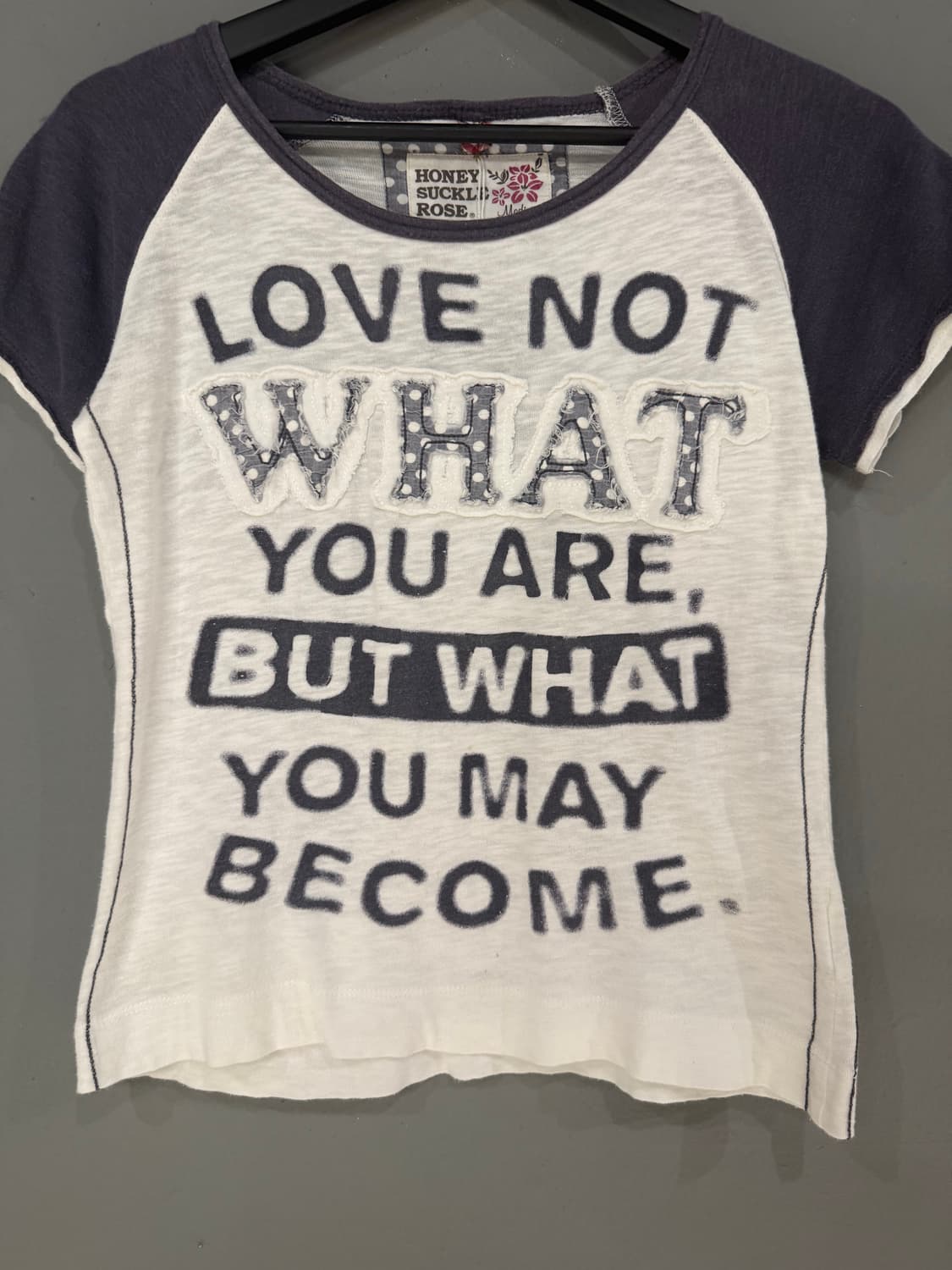 kawaii lettering raglan t-shirt 상품이미지6