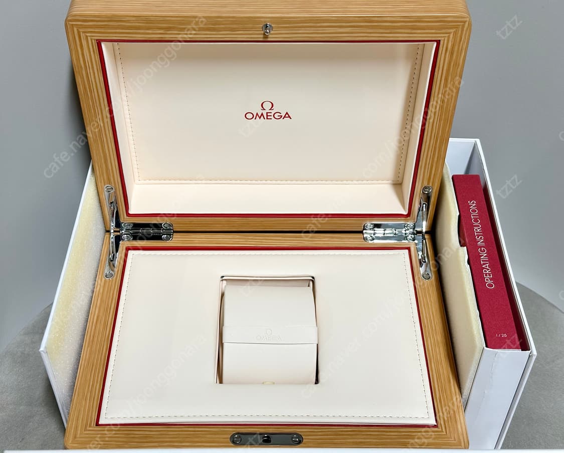 OMEGA 정품 오메가 남성용 원목 시계 박스 상품이미지2