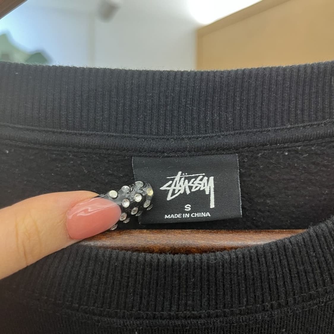 스투시 모던 캐주얼 빈티지 백로고 맨투맨 S C10511 상품이미지5