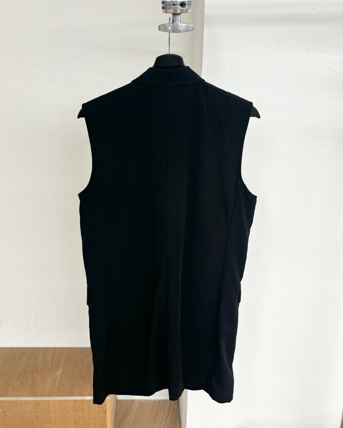 로브 드 샹브르 꼼데가르송 블랙 싱글 베스트 상품이미지6